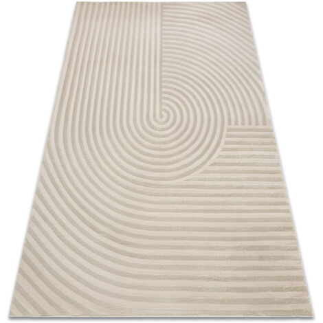 Carpet BALANCE 1921 taupe - Geometric, structural, glamour beige 240x330 cm (1/5)
