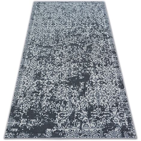 Carpet SENSE Micro 81260 VINTAGE white/anthracite grey 200x290 cm