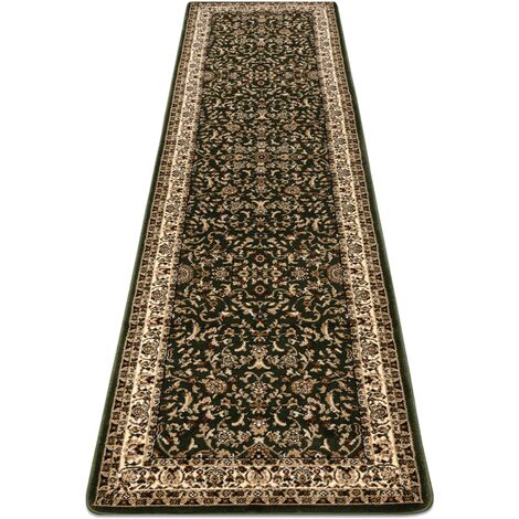Carpet, Runner ROYAL ADR design 1745 green - for the corridor & hallway green 80x250 cm (1/5)