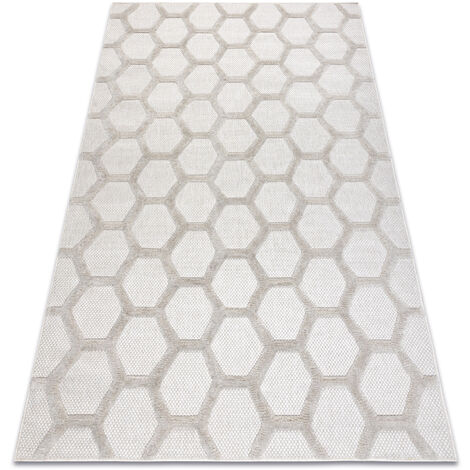 Carpet SANTO SISAL 58391 honeycomb beige beige 200x290 cm (1/5)