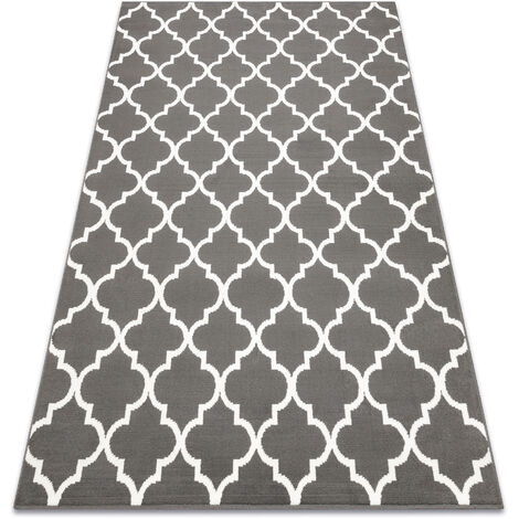 Carpet BCF Morad TRELIS Trelis Moroccan - anthracite, grey  grey 140x200 cm (1/5)