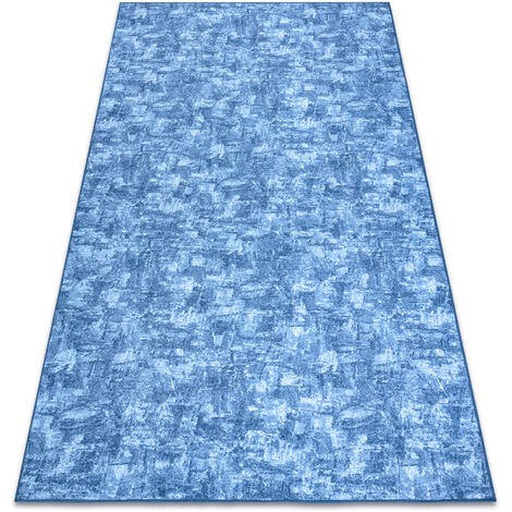 Carpet wall-to-wall SOLID blue 70 CONCRETE blue 150x400 cm