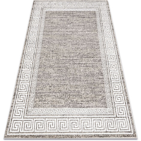 Carpet MATEO 8033/944 Modern greek, frame - structural grey / beige beige 120x170 cm (1/5)