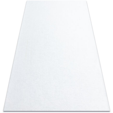 Carpet anti-slip RUMBA 1950 single colour gum white white 70x150 cm (1/5)