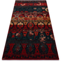 Wool carpet OMEGA TAPAS ethnic, navy blue red 170x235 cm
