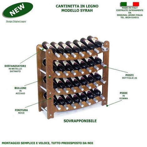 Festnigh Portavino Mobile in Legno Massello dAcacia Marrone con Cassetti 12 Bottiglie,Portabottighe Vino in Leno Vintage 50x37x90 cm 