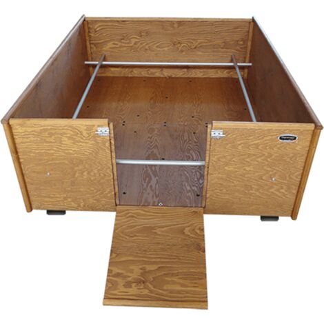 Box Parto in Legno per cani cassa sala per cuccioli MADE IN ITALY Mod. XXXL L125 x P150 x 50H