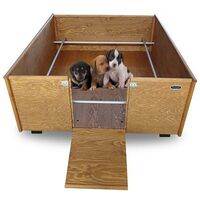 Box Parto in Legno per cani cassa sala per cuccioli MADE IN ITALY Mod.  Standard L100