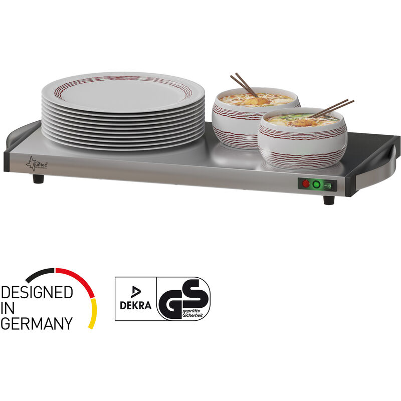 Plateau Chauffant pour Aliments et Assiettes, avec contrôle de température  réglable, Chauffe-Aliments électrique Rond Multifonctionnel Extra Large