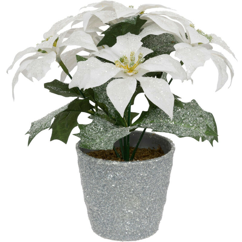 3 POTS DE PLANTES À FLEURS EN PLASTIQUE BLANC ANTIQUE 3 POUCES OR BLANC  événements fournitures