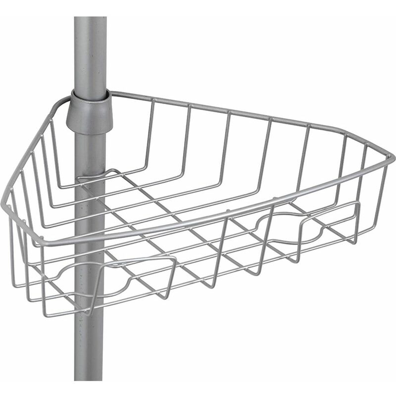 Etagère d'angle Colonne de douche télescopique en Aluminium avec 4
