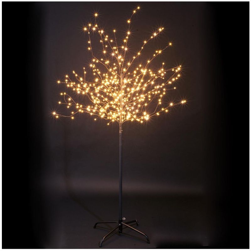 Arbre à LED fleur de cerisier 120 LED Blanc chau…