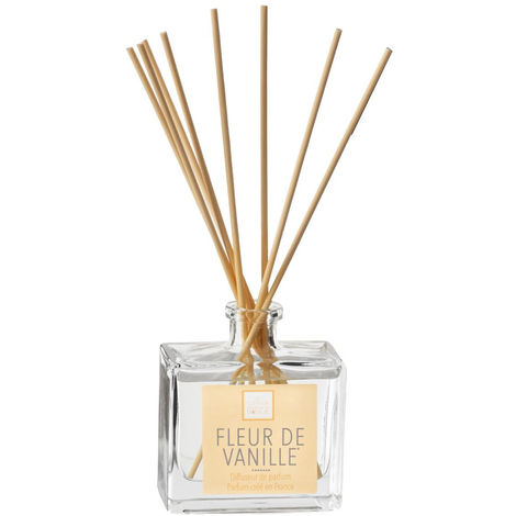 Diffuseur de parfum Fleur de vanille 160 ml avec 8 Bâtonnets