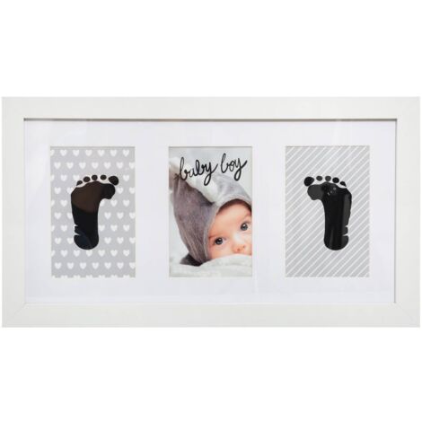 Atmosphera Cadre Mural Pour Photo Et Empreintes Bebe Cadeau De Naissance