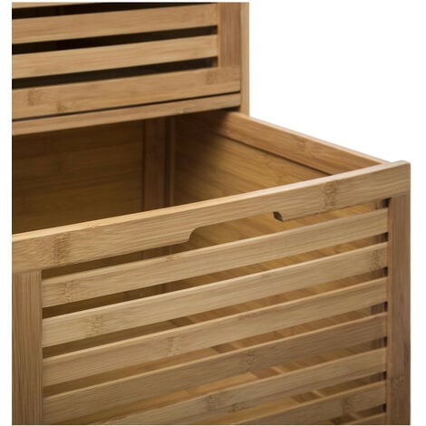 Meuble de rangement roulant 3 tiroirs en Bambou - Five