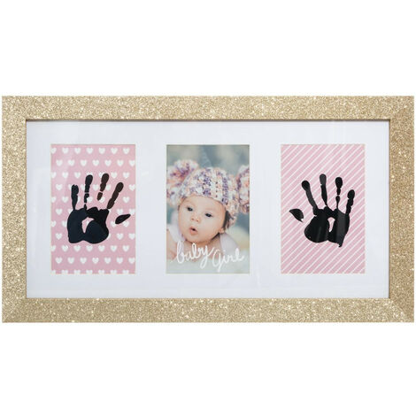 Atmosphera Cadre Mural Pour Photo Et Empreintes Bebe Cadeau De Naissance