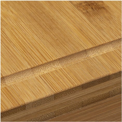 2 en 1 Cache-plaque compatible 4 feux et Planche à découper en Bambou 52 x 58 cm - Five