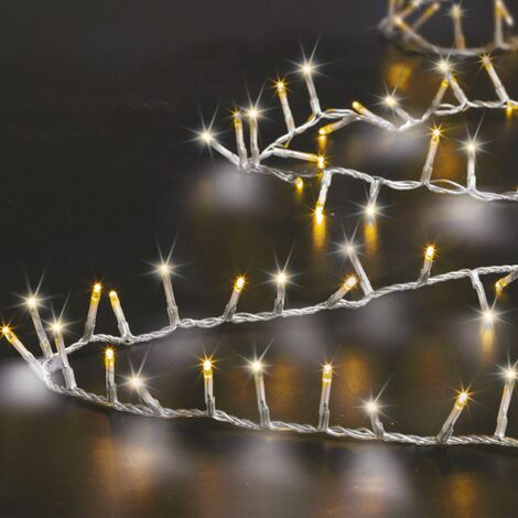 Guirlande Lumineuse Extérieur 25 m 1000 LED Blanc froid & chaud 8 jeux de  lumière - Feeric