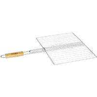Grille de barbecue enveloppante pour légumes 30 x 26 cm Grille de barbecue enveloppante pour légumes 30 x 26 cm
