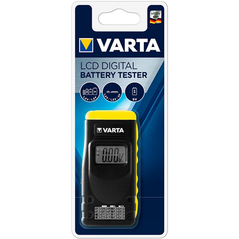 Tester digital con pantalla LCD 891 para pilas