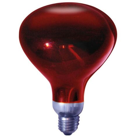 Lampara infrarrojos bombilla calefactora 250W E27 bombilla de calor para pollitos Lampara infrarrojos fisioterapia