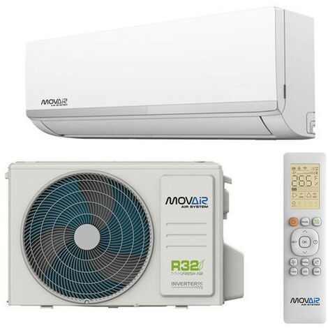 Aire acondicionado Split Inverter 3000 frigorías, bomba de calor, frio calor, A++, A+++, R32 gas más ecológico con Modulo WiFi