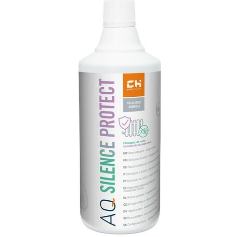 AQ SILENCE PROTECT - Eliminador de Ruido e Inhibidor de Incrustaciones 1 Litro Bricoprofesional