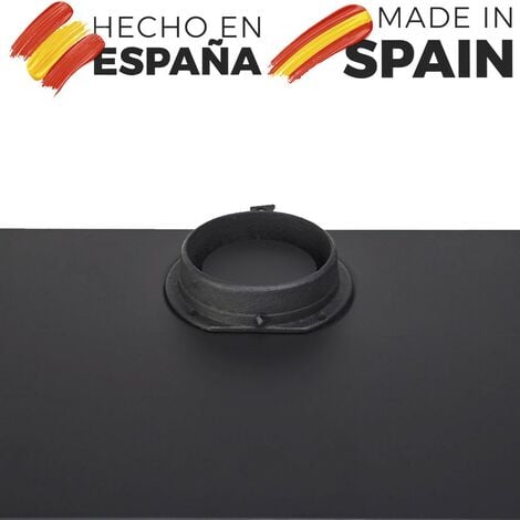 Estufa de leña con ventilador modelo K 18,08Kw  Chimenea de leña moderna para salón o cocina  Estufa de leña con horno