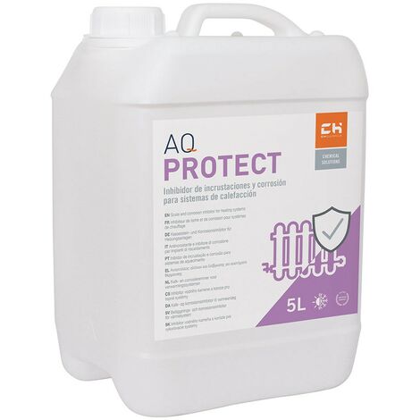AQ PROTECT - Inhibidor de Incrustaciones y Corrosión para Circuitos Recirculantes Garrafa 5 Litros  Bricoprofesional