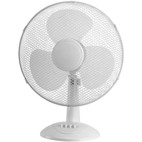 Ventilador sobremesa blanco cape 25W silencioso (1/4)