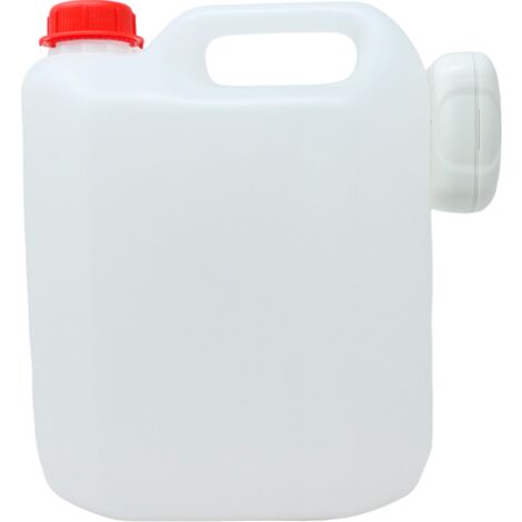 Garrafa de 5L con avisador acústico  Bidón 5 litros  Garrafa condensados aire acondicionado  Garrafa plástico blanca