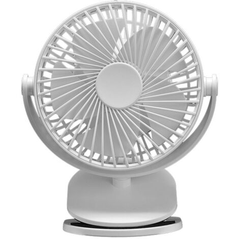 Ventilador de sobremesa inalámbrico Peñafiel motor DC 5W blanco (1/3)