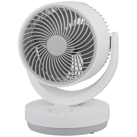 Ventilador de sobremesa Lagos motor AC 35W blanco (1/4)