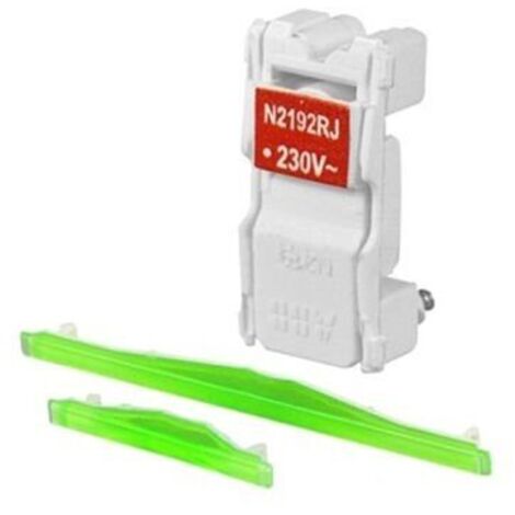 Kit iluminación LED interruptor bipolar, conmutador, cruzamiento Niessen Zenit N2192 RJ