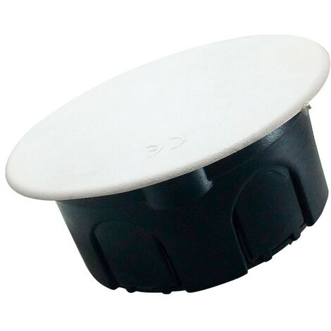 Caja empotrable Ø80x40 tapa con garra metálica (1/2)