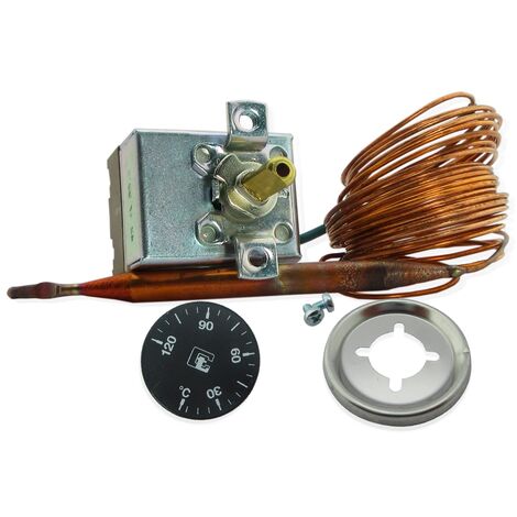 Kit termostato regulación 0-120ºC  1 metro