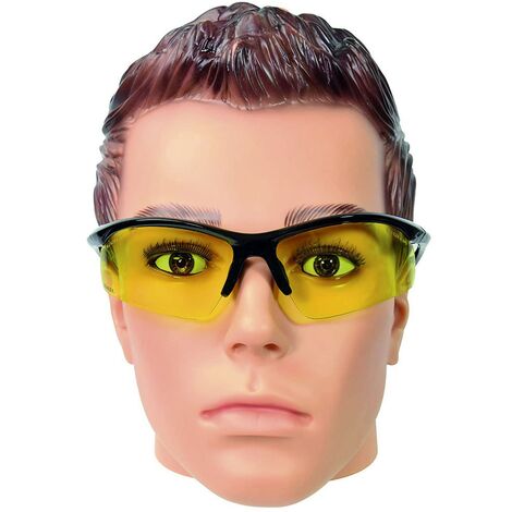 Gafas de seguridad Stanley, Gafas de protección ocular con lentes  amarillas, Gafas de trabajo muy ligeras