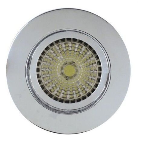 Empotrable circular fijo Zamak cromo (1/2)