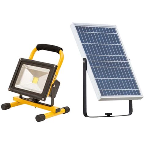 Proyector Portatil Solar Serie Helios Led 20w 1800lm Carga Solar (1/2)