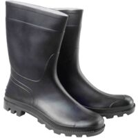 Botas de agua bajas Katiuskas negras Calzado laboral Botas de agua hombre Botas de agua mujer Botas de goma 38 38