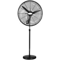 Ventilador de pie Tormenta motor AC 240W negro