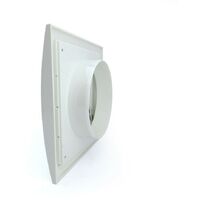 Rejilla de plástico blanca con malla serie QM Blanco 150x150mm D100 - Blanco