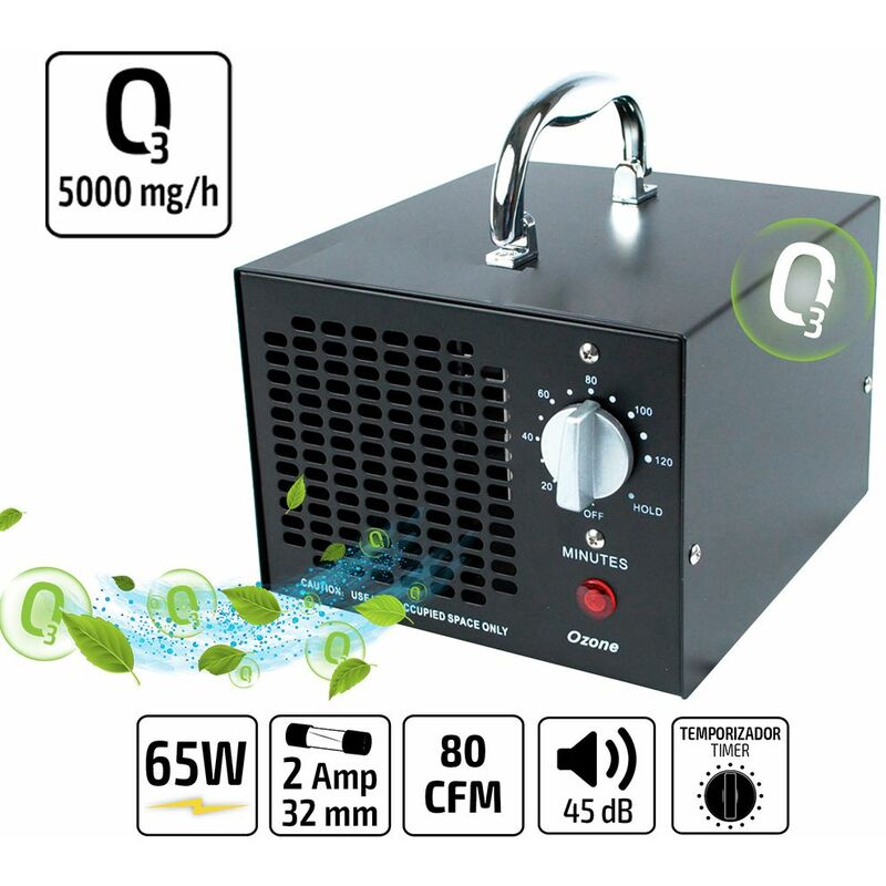 Generador Ozono Portatil 12v 80w 3gr Hora Automatico - Producto