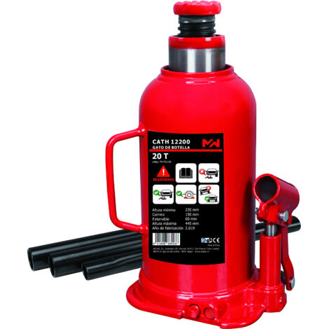 Gato autom hidraul 02t botella ac ro cath12020 metalworks (1/2)