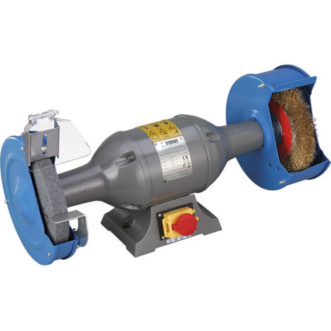 ESMERILADORA PROFESIONAL COMBINADA AMOLADORA DE BANCO 750W FERVI 0556