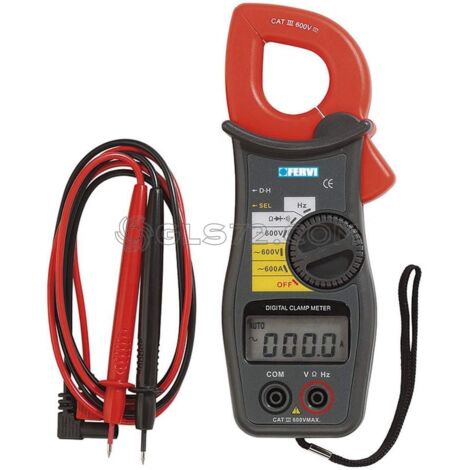 PINZA AMPERIMETRICA DIGITAL VOLTIMETRO MULTIMETRO AMPERIMETRO FERVI P080 (1/2)