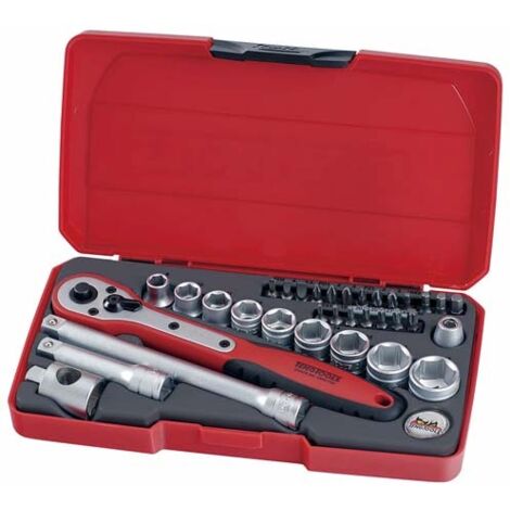 Juego de vasos 3/8" de 34 piezas TENGTOOLS T3834