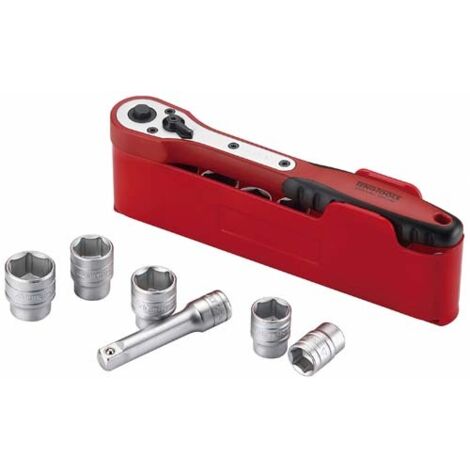 Juego de llaves de vaso, 1/2, M1212N1, 12 piezas  TENGTOOLS 186100103