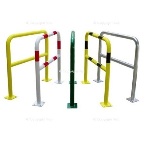 Barrera de seguridad 2000x1000mm Amarillo Ø 40mm METALWORKS BAR420J