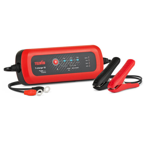 Telwin 807567 Cargador Mantenedor Carga 12 GEL HÚMEDO AGM MF PbCa EFB 6/12V